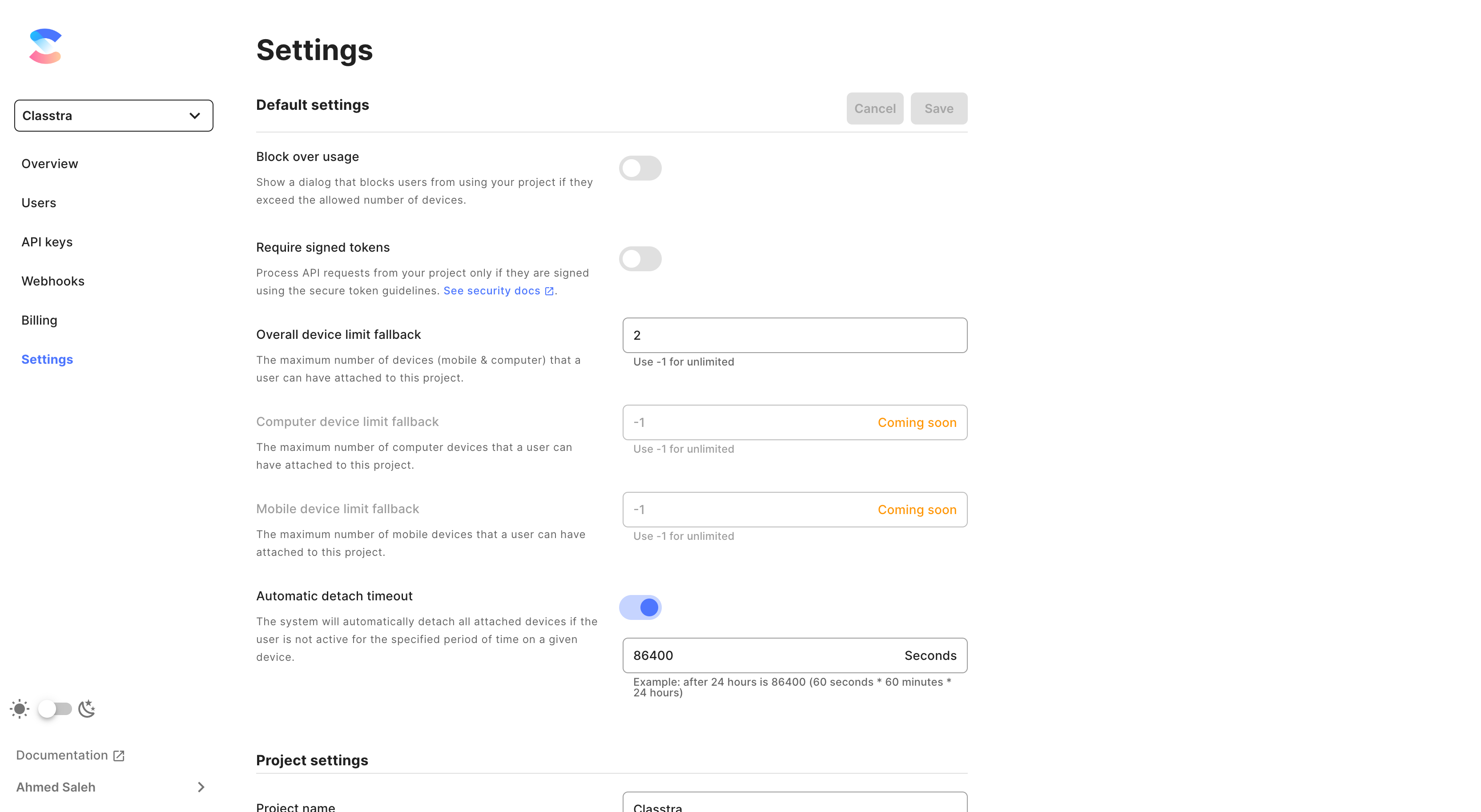 Automatically detach devices Rupt Detect and prevent account sharing.
